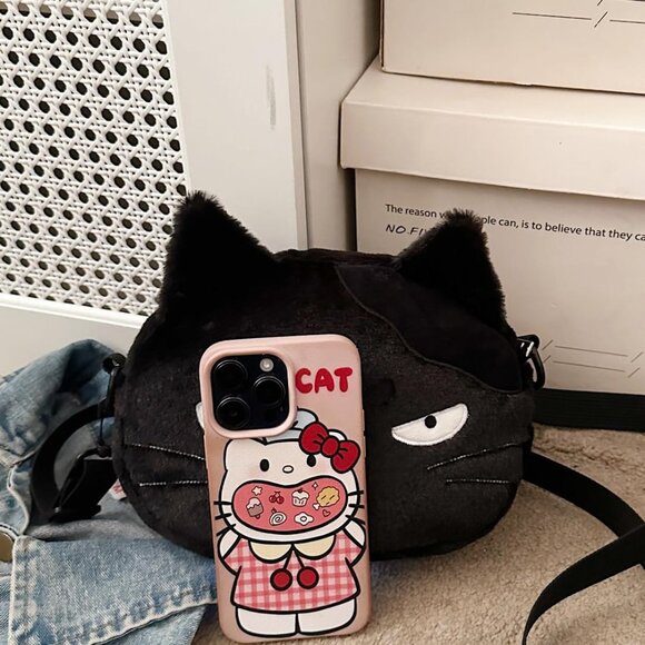 Cute Chick Plush Crossbody Bag for Girls - Adorable Kawaii Mini Purse - Picture 3 of 6